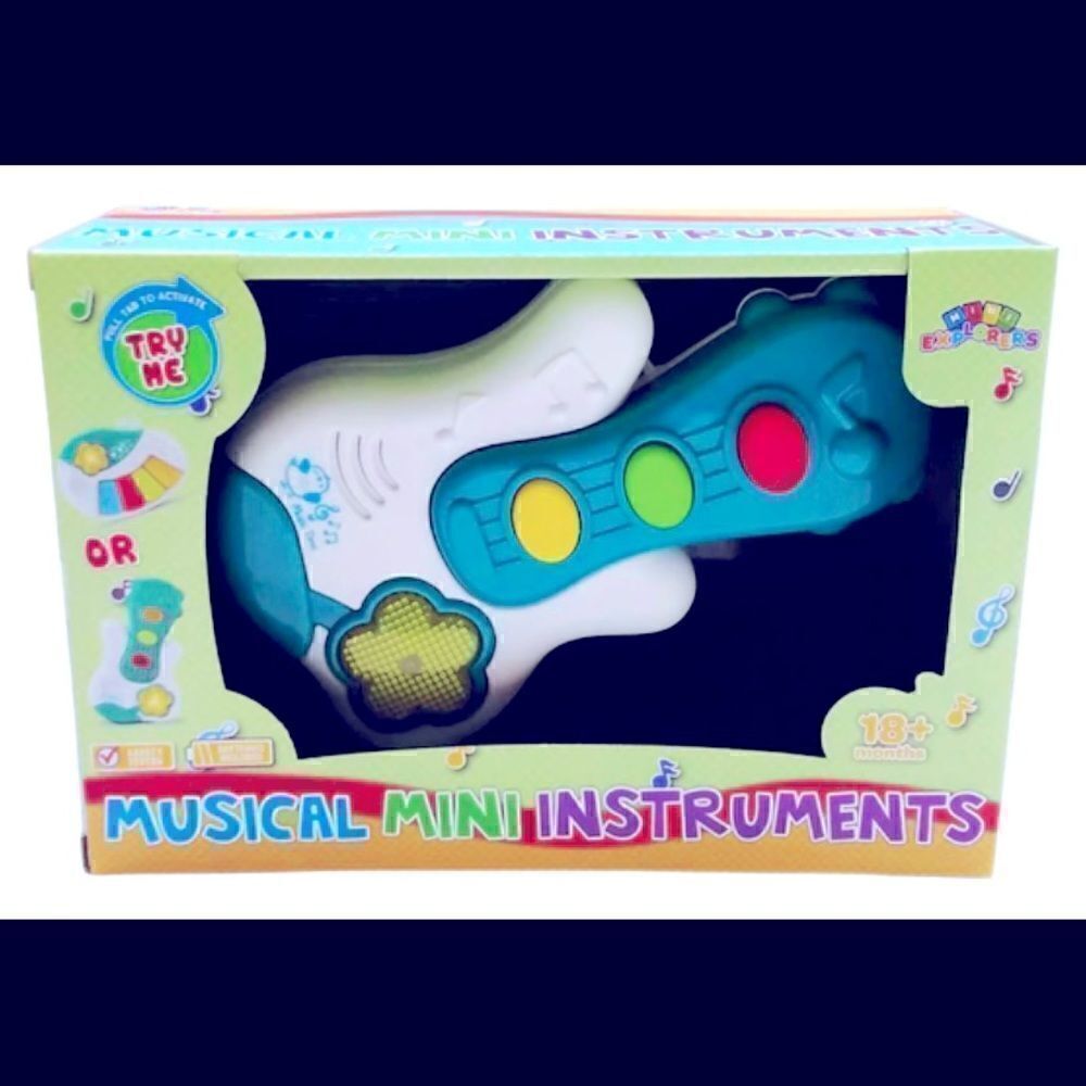 🛍Mini explorers Mini Instruments classic Guitar Plays 12 Songs 18+months